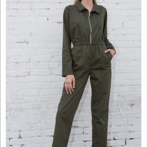 Green Jumpsuit NWT